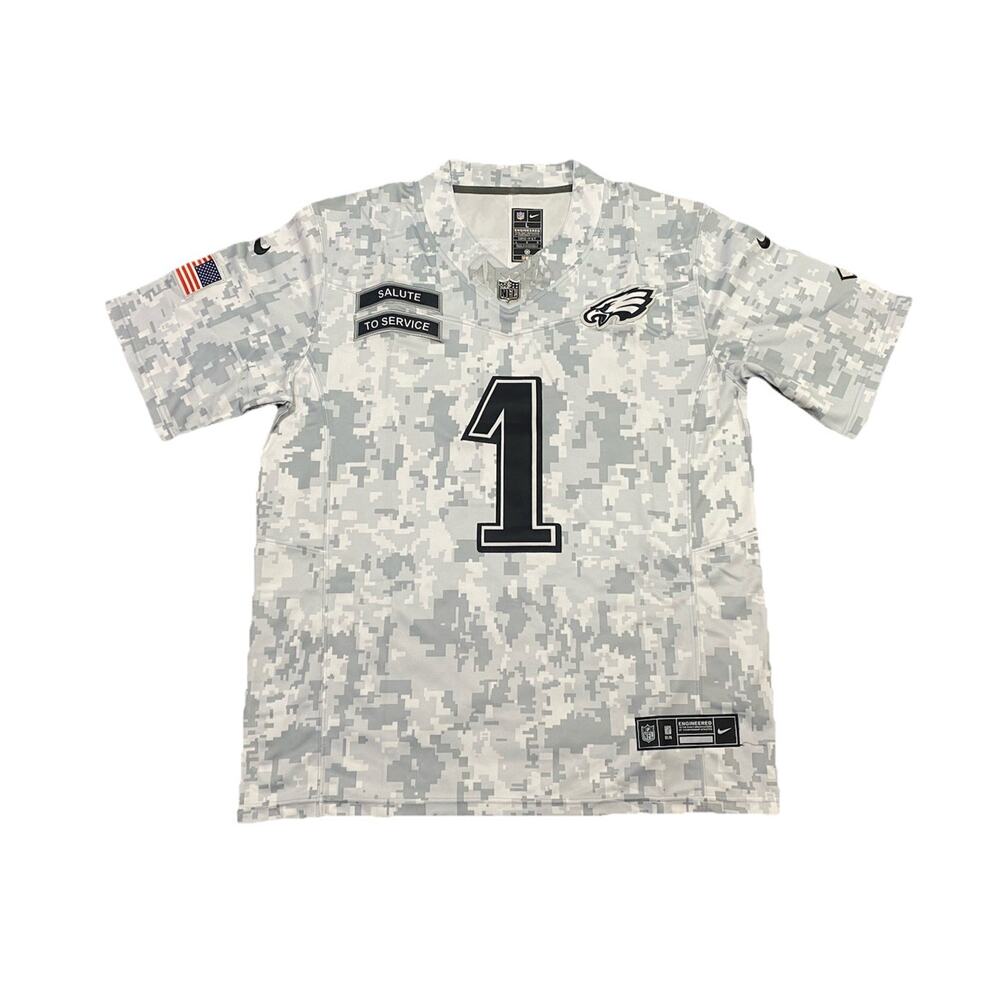 Philadelphia Eagles | Men’s Large #1 Jalen Hurts “Salute to Service” Jersey - Picture 2 of 5